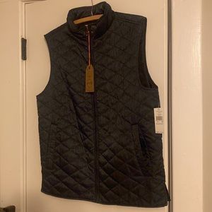 Weatherproof Vintage Diamond Quilted Vest - Mens - Blue - NWT